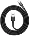 Фото № 3 Кабель синхронизации данных Baseus Cafule USB-Lightning 2m Grey-Black (CALKLF-CG1)