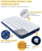 Фото № 5 Надувной коврик KingCamp PUMPAIR BED TWIN(KM3606) BLUE/BEIGE