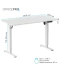 Фото № 8 Компьютерный стол Officepro ODE1260W White (ODE1260W)