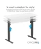 Фото № 4 Компьютерный стол Officepro ODE1260WB White/Black (ODE1260WB)