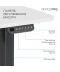 Фото № 5 Компьютерный стол Officepro ODE1260WB White/Black (ODE1260WB)