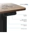 Фото № 5 Компьютерный стол Officepro ODE1260DW Dark Wood/Black (ODE1260DW)