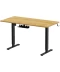 Фото № 2 Компьютерный стол Officepro ODE1470LW Light Wood/Black (ODE1470LW)