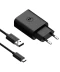 Фото № 1 Зарядное устройство MOTOROLA 20W USB-A + кабель 1m USB-C (SJMC202-C) черный