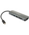 Фото № 1 Концентратор Vinga USB Type-C 3.1 to HDMI+USB3.0+USB 2.0+SD/microSD+PD 6in1 (VHC6)