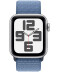 Фото № 1 Смарт-часы Apple Watch SE GPS 40mm Silver Aluminium Case with Winter Blue Sport Loop (MRE33QP/A)