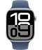 Фото № 2 Apple Watch Series 10 GPS 46mm Silver Aluminium Case with Denim Sport Band - S/M (MWWL3QH/A)