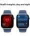 Фото № 5 Apple Watch Series 10 GPS 46mm Silver Aluminium Case with Denim Sport Band - S/M (MWWL3QH/A)