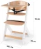 Фото № 8 Стульчик для кормления Kinderkraft Enock Gray Wood (KKKENOCGRY0000)