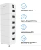 Фото № 2 Система хранения энергии Dyness Tower T21 LiFePO4 6xHV9637 576V 37Ah 21.31kWh с BMS (TowerT21)