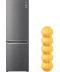 Фото № 2 Двухкамерный холодильник LG GC-B459SLCL