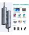 Фото № 4 Док-станция Choetech USB Type-C 7-в-1 (HUB-M19-GY)