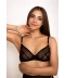 Фото № 2 Черный прозрачный комплект из сетки - easy erotic (бра + трусики) Perfect Female Черный 70A/XS (111LS-13T-bl)