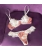 Фото № 4 Комплект белья из бархата и французского кружева Kari Shop Velvet Love Розовый 85C / S (123LS-24T-p)