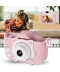 Фото № 3 Детский цифровой фотоаппарат Smart Kids Kitty с 2" экраном в силиконовом чехле "Кошечка" с встроенными играми Розовый