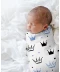 Фото № 4 Набор пеленок бязь CROWN BLUE WHITE