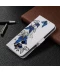 Фото № 3 Чехол-книжка Deexe Color Wallet для Xiaomi Redmi Note 9 / Redmi 10X - Blue and White Butterflies