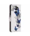 Фото № 5 Чехол-книжка Deexe Color Wallet для Xiaomi Redmi Note 9 / Redmi 10X - Blue and White Butterflies