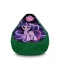 Фото № 1 Кресло мешок iPuff ''My Little Pony. Happy Twilight Sparkle'' Флок XL (80х110 см)  Зелёный