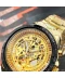 Фото № 4 Мужские часы Winner 8067 Gold-Black-Gold Red Cristal