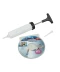 Фото № 5 Мяч для фитнеса (фитбол) массажный 55см Body Sk BB-003-22-DN (PVC,1200г,+DVD,+насос, ABS технология, розовый)