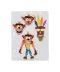 Фото № 1 Фигурка Crash Bandicoot фигурка 18 см Ultra Deluxe Crash с маской Аку-Аку