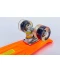 Фото № 4 Скейтборд пластиковый Penny LED WHEELS 22in со светящимися колесами SK-5672-11 (оранжевый-черный)
