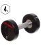 Фото № 1 Гантель цельная профессиональная Life Fitness (1шт) SC-80081-4 4кг (полиуретановое покрытие, вес 4кг)