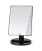 Фото № 1 Настольное зеркало с подсветкой 16 LED MIRROR Black 21.5x17 см