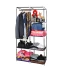 Фото № 8 Шкаф тканевый складной для хранения одежды HCX Storage Wardrobe 8890, бордовый
