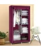 Фото № 9 Шкаф тканевый складной для хранения одежды HCX Storage Wardrobe 8890, бордовый