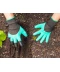 Фото № 3 Перчатки садовые когти для сада и огорода GARDEN GENIE GLOVES Зеленые (20053100045)