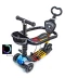 Фото № 1 Самокат деткаий Scooter ''Букашка'' 5 in 1 с защитный бампер + родительская ручка Fire Blue (2T1006)
