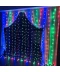 Фото № 2 Гирлянда штора Водопад 240-B LED цветная 2х2м (силиконовый провод с удлинением) (200622)