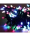 Фото № 1 Гирлянда прямая Конус 100 led (на черном проводе) 7.5м Мульти
