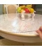 Фото № 2 Круглая скатерть мягкое стекло Soft Glass Покрытие на круглый стол Диаметр - 1.6м (толщина 0.5 мм) Прозрачная (15023316)