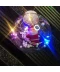 Фото № 6 Новогодняя гирлянда штора Шарики с наполнением Дед Мороз 3х0.7м 200 Led 10 шаров (Цветная) (307202)