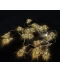 Фото № 4 Гирлянда прямая Колокольчики Golg metal 20Led 4м на прозрачном проводе (Теплый белый свет) (200390)
