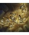 Фото № 7 Гирлянда прямая Колокольчики Golg metal 20Led 4м на прозрачном проводе (Теплый белый свет) (200390)