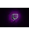 Фото № 4 Неоновая светодиодная вывеска neon led Twitch 31x28 см