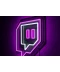 Фото № 6 Неоновая светодиодная вывеска neon led Twitch 31x28 см