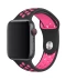 Фото № 1 Силиконовый ремешок Sport Nike+ для Apple watch 42mm/44mm black/pink (147604)