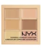 Фото № 1 Палитра для контуринга и коррекции NYX Cosmetics Conceal, Correct, Contour Palette LIGHT (3CP01)