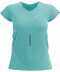 Фото № 1 Спортивная компрессионная женская футболка Performance SS Tshirt W, Aqua/Hot Pink, XS