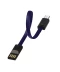Фото № 3 Кабель ColorWay USB-microUSB, 2.4А, 0.22м, Blue (CW-CBUM022-BL)