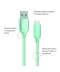 Фото № 2 Кабель ColorWay USB-MicroUSB, 1м Mint (CW-CBUM002-MT)