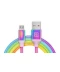 Фото № 1 Кабель REAL-EL Premium Rainbow USB-microUSB 1m  (EL123500052)