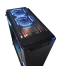 Фото № 6 Корпус Frime MarkIII 2*USB3.0 без БП (MarkIII-U3-GLS-3RGBF-WP); 2xUSB 3.0, 2xUSB, Левая боковая панель из закаленного стекла, 3шт RGB Double Ring Fan с управлением режимами подсветки и скоростью вращения вентиляторов кнопками на корпусе