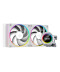 Фото № 1 Система водяного охлаждения ID-Cooling Space LCD SL240 White, Intel: 2066/2011/1700/1200/1151/1150/1155/1156, AMD: AM5/AM4, 276x120x27 мм, 4-pin