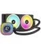 Фото № 1 Система водяного охлаждения Corsair iCUE Link H100i LCD RGB Liquid CPU Cooler Black (CW-9061007-WW), Intel: 1700/1200/1151/1150/1155/1156, AMD: AM5/AM4, 277х120х27 мм